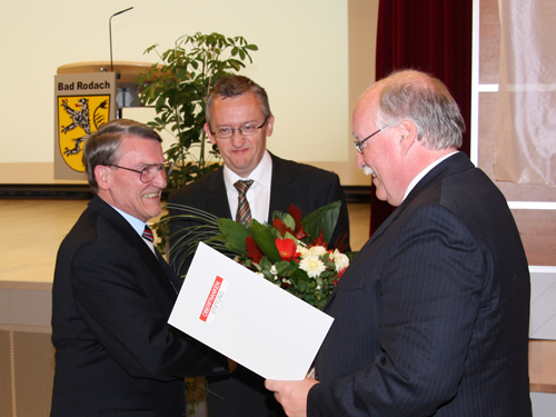 Foto: Preisverleihung an Prof. Dr. Björn-Uwe Abels, Gaustadt