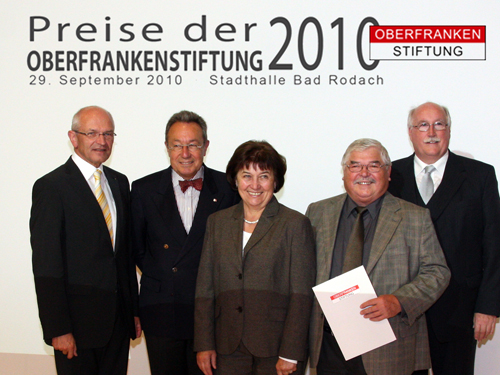 Foto: Preisverleihung an Carola und Heinz Eller, Mürsbach
