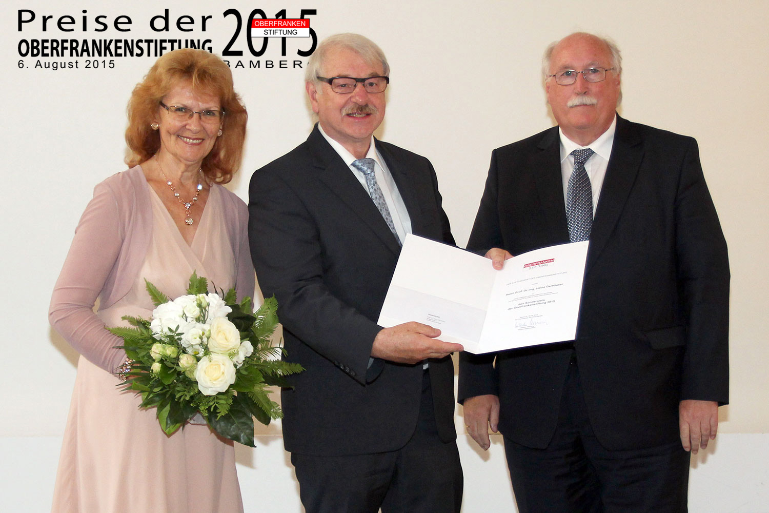 Foto: Preisverleihung an Prof. Dr.-Ing. Heinz Gerhäuser, Waischenfeld