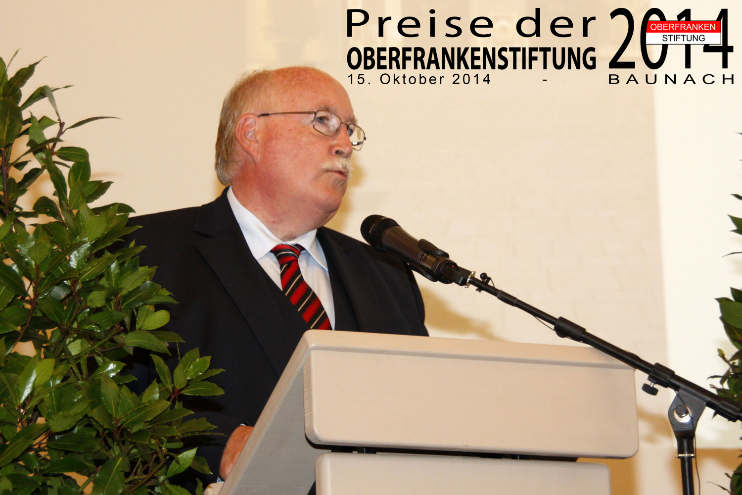 Foto: Regierungspräsident Wilhelm Wenning, Vorsitzender des Stiftungsrats der Oberfrankenstiftung